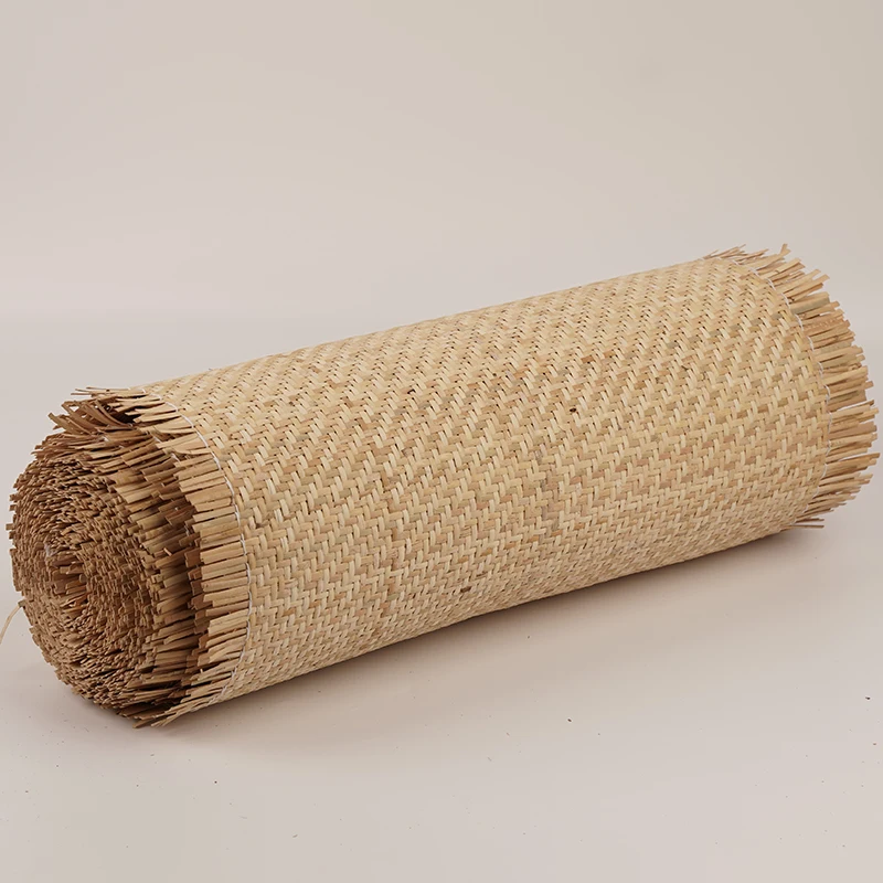 40-55cm Width 0.5-5m Length Natural Indonesian Hand-woven Real Rattan Roll Material Furniture Chair Table Cabinet Repair Tools