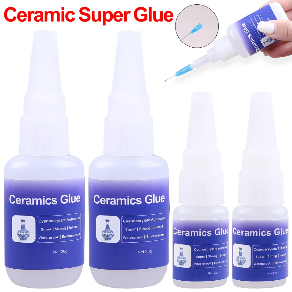 

Professional Super Glue Ceramics Pottery Tiles Extra Strong Instant Adhesive Seconds Cyanoacrylate 502 DIY Craft Plastic Leather