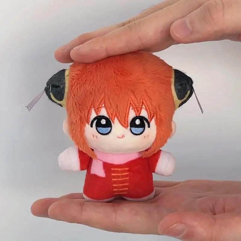 Classic Japanese Anime and Manga G-gintama Plush Doll Hanging Cartoon Peripheral Cute 10cm Cotton Doll Plush Toy Hanging Gift