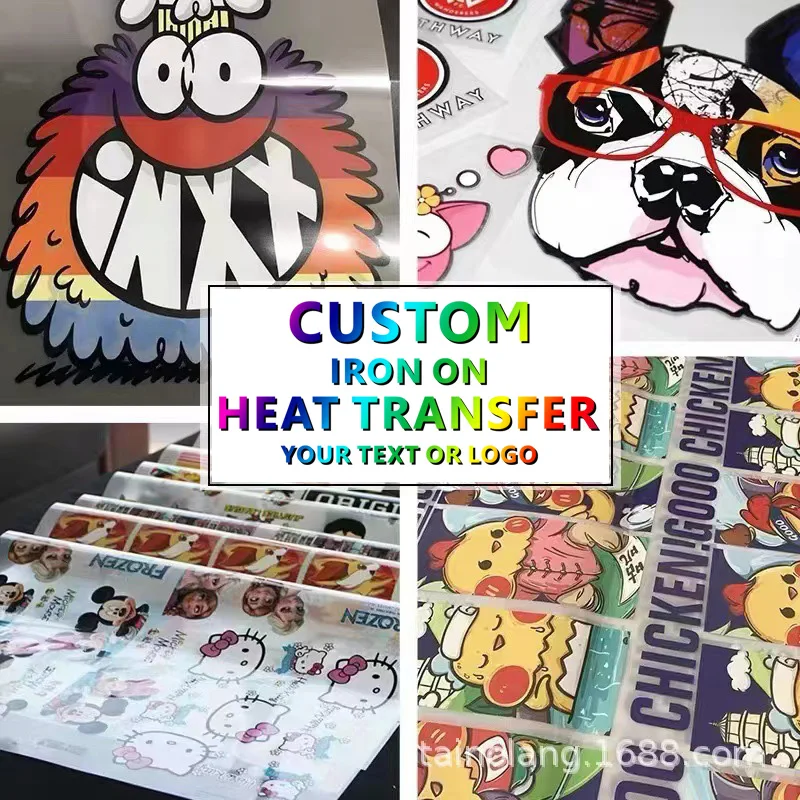 Passen Sie Ihre eigenen Design-Aufnäher zum Aufbügeln für Kleidung an. DIY waschbare T-Shirts, Thermoaufkleber, Markenfarben-Wärmeflicken – Detail 6