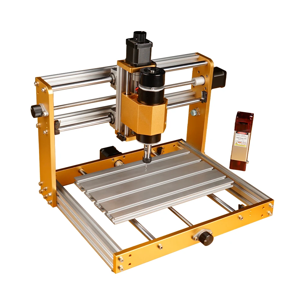 3018 Plus Industrial Small Engraving Machinery 3d Photo Crystal 2 in 1 500w Spindle Cnc Wood Router la ser Engraving Machine view 2