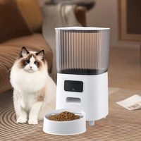 5L Automatic Cat Feeder WIFI Smart Pet Food Dispenser For Dry Food Dogs Kibble Dispenser With Remote Control Accessories