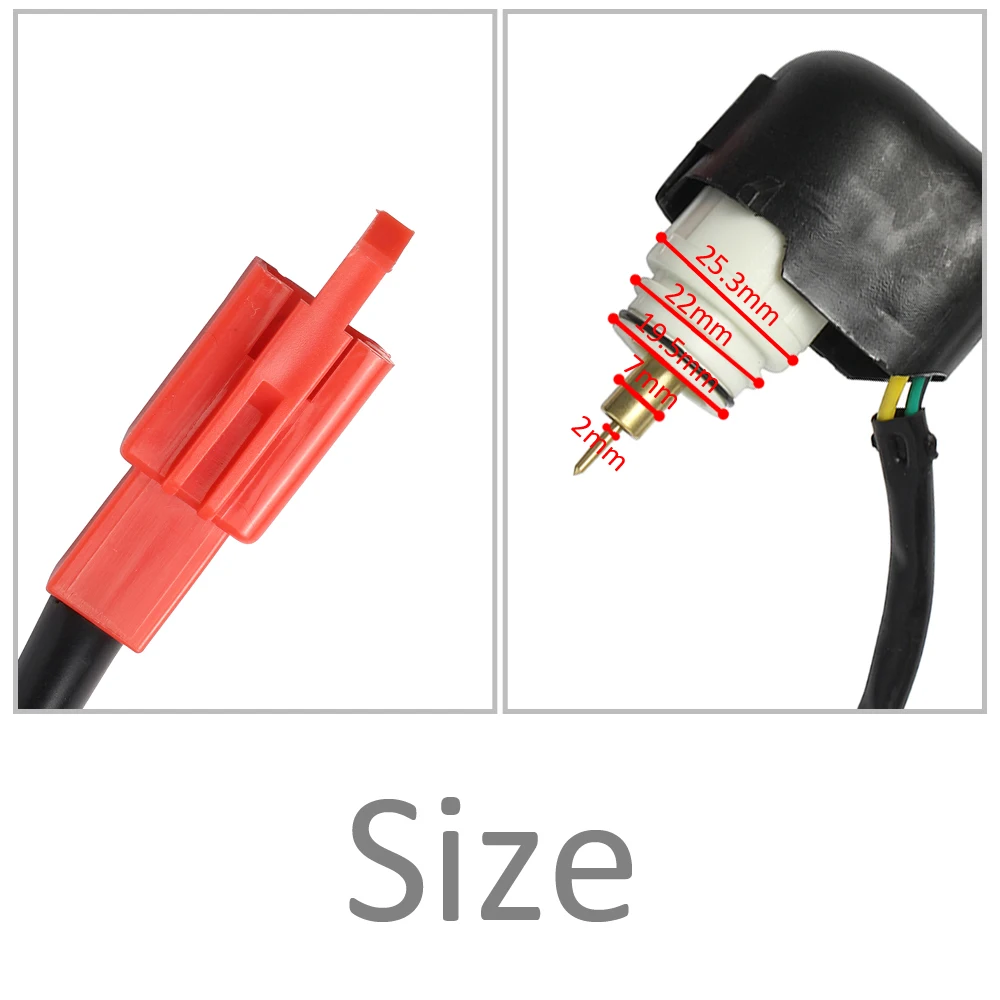 Válvula do enriquecimento do engasgo, carburador para CVK 20, 24, 26, 30, 34, VOG 150, 250, 260, 300, FLY 125, VESPA S, LX150, TANQUE 260, YP250,