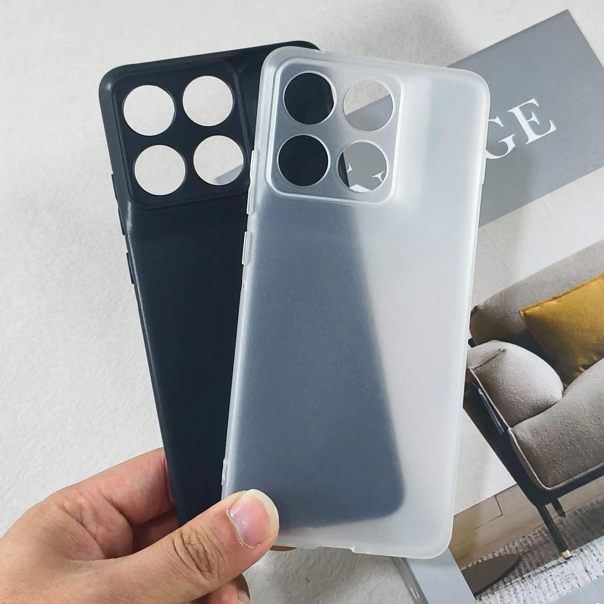 Funda Nueva Esmerilada para Motorola Moto Edge 70 X70 Air, Funda Protectora Suave de TPU Anti-caídas para Moto X70 Air, Funda a Prueba de Golpes