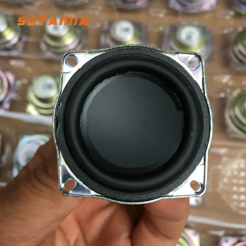SOTAMIA 2 uds 1,5 pulgadas Altavoz de Audio altavoz de rango completo 4 Ohm 10W Altavoz magnético de neodimio amplificador de potencia altavoz de sonido