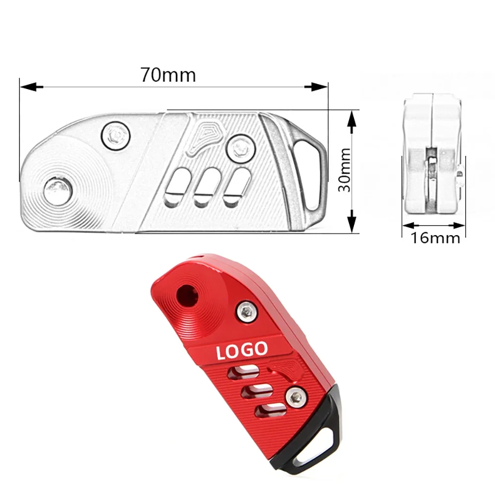 Tampa da chave da motocicleta do alumínio do CNC, Shell do caso para Benelli TRK 502, 502C, BN251, BN302, TNT300, TNT600, STELS300, FLAME200, BN600