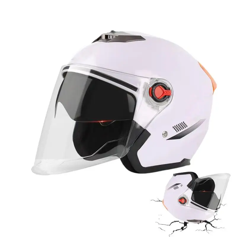 New Open Face Motorcycle Helmet Motorbike Helmets Seasons Safety Motor Bike Scooter With For Men Women Hot Sales