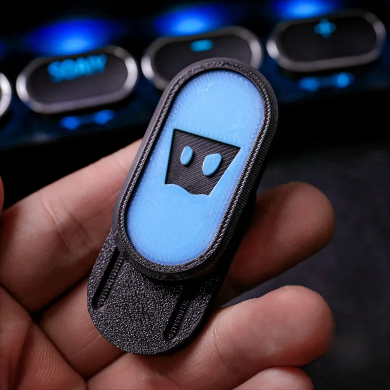 Magnetische Push-Karte Schiebeplatte Mechanischer Schieber Haptische Münze EDC Stressreduzierendes Spielzeug Mini Fidget Spinner Antistress Sensorisch