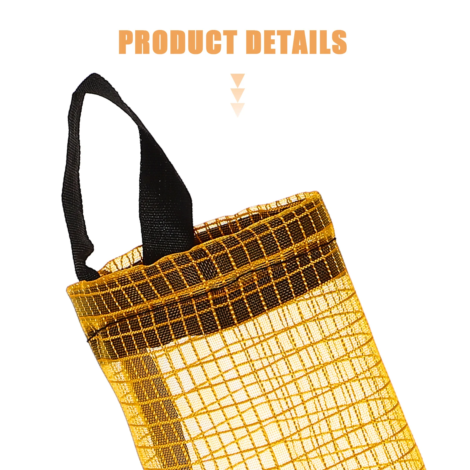 

4Pcs Suspendable Plastic Bag Holder Nylon Material for Storing Shopping Bags Toilet Rolls and Vegetables in Kitchen