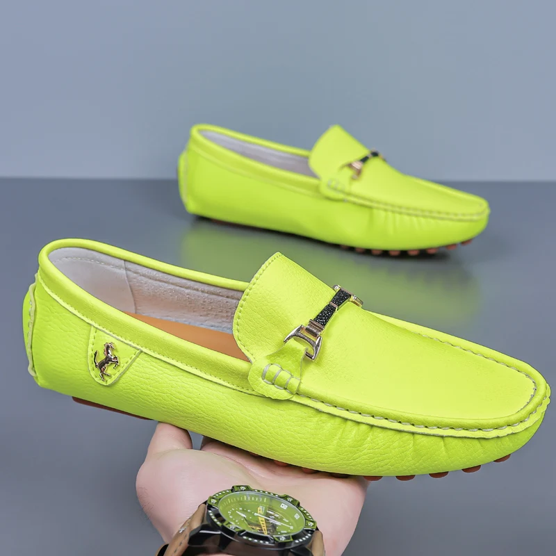 

Loafers Men's Shoes White Loafers Men Casual Shoes Brand Mens Loafer Breathable Big Size Driving Walking Shoes for Men Moccasins