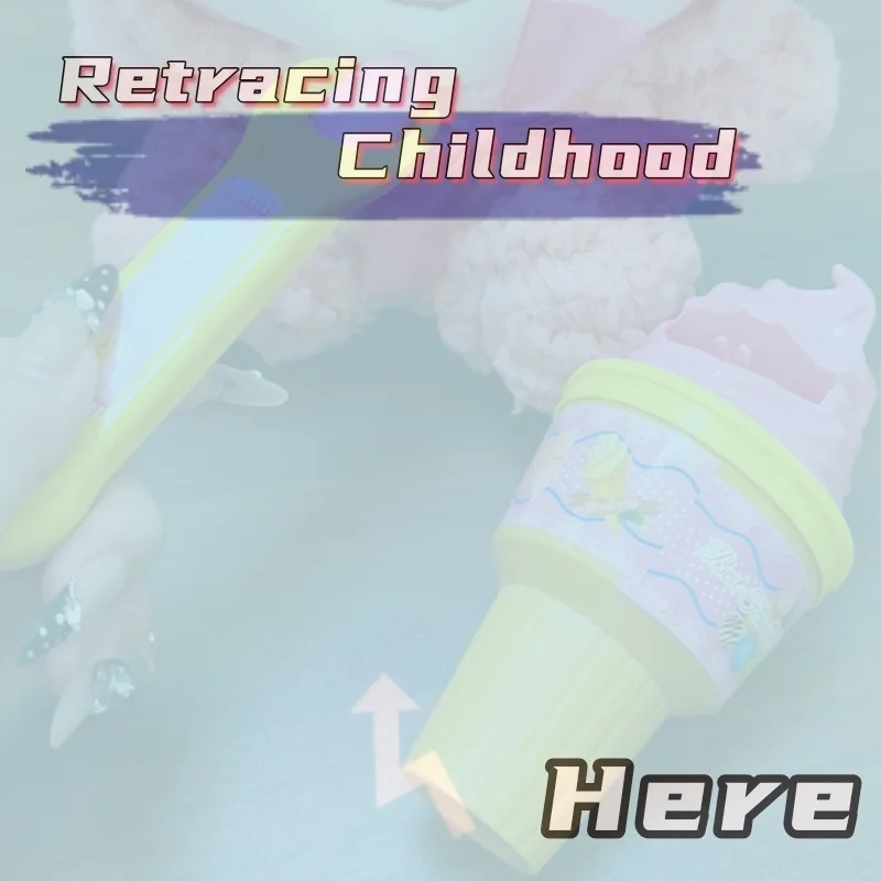 1 セット ABS 給餌プディングアイスクリームおもちゃロールプレイ早期教育ごっこ遊びハウスキッチンおもちゃ子供のため