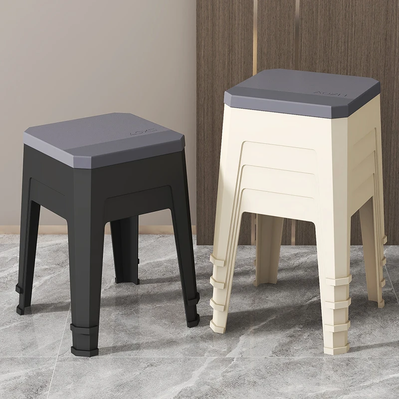 

Shower Plastic Stool Children Bench Portable Tourist Outdoor Bathroom Chair Designer Stackable Home Furniture Bathroom Furniture