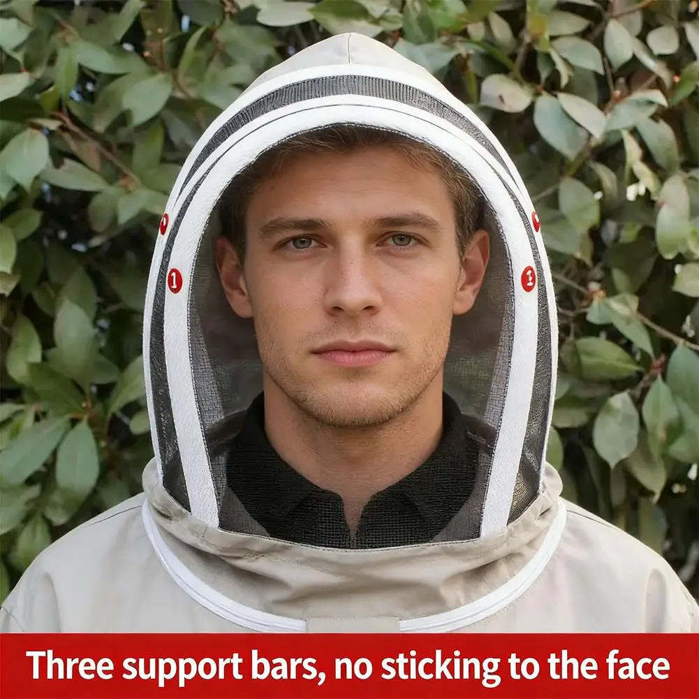 Anti Bee Hat Beekeeper Beehive Beekeeping Cowboy Hat Mosquito Bee Insect Net Veil Head Face Protector Beekeeper Equipment