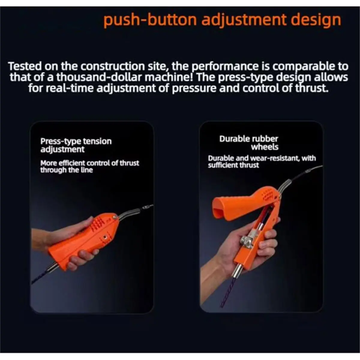 Special-Purpose Electrician Wire-Threading Aid, Fast-Pass Pipeline Wire Pulling Tool Efficient Labor-Saving Wire-Pulling