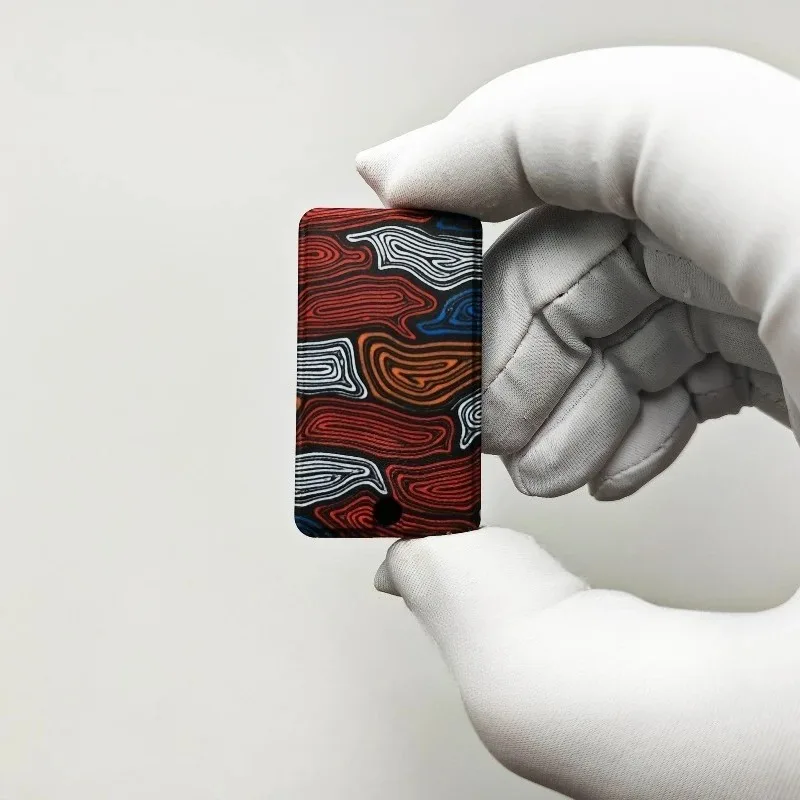 

G10 Copper Cloud Resin Fantasy EDC Ding Ding Resin Fingertip Push Card Декомпрессионная игрушка