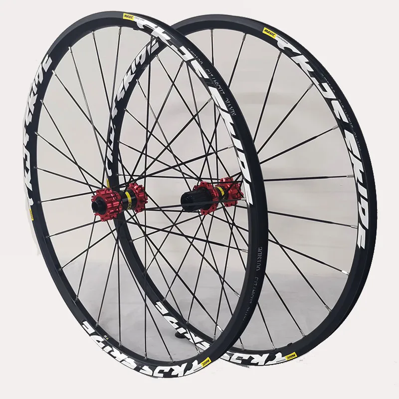 MTB Bicycle Wheels Set, Straight Pull, Wind Break, Flat Strip, Disc Brake, Six Ding Barrel Shaft Edition, Mountain Wheel Set