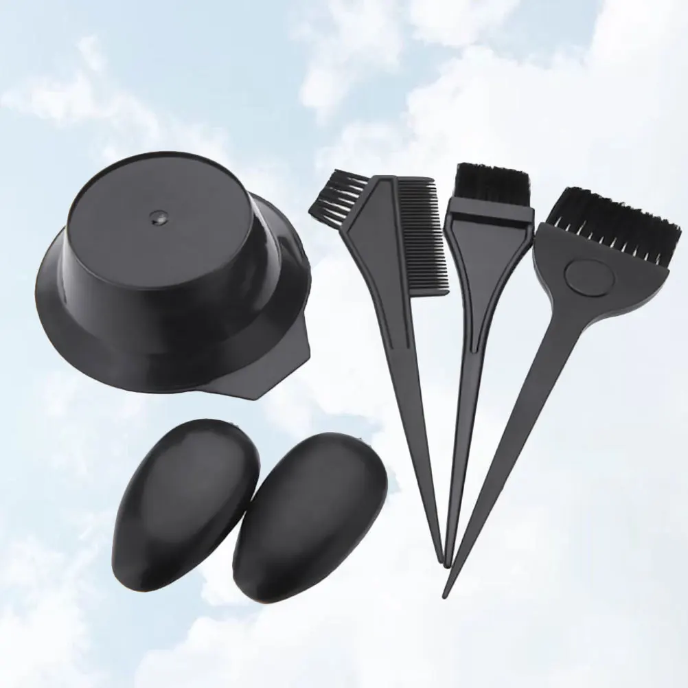 1 مجموعة تلوين الشعر مشط فرشاة الشعر السلطانية غطاء للأذنين الصباغة عدة سريع لون الشعر فرشاة تصفيف الشعر مشط أداة المهنية صالون المنزل #1