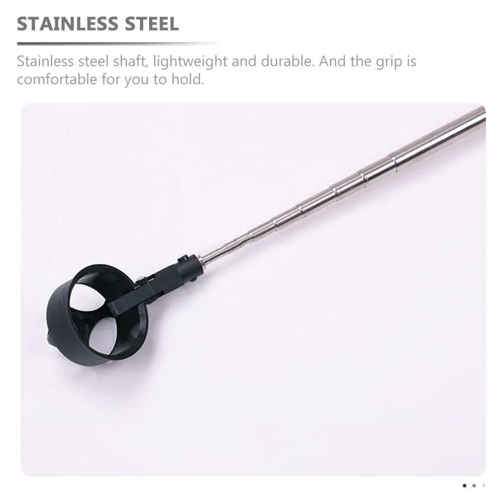 

Telescopic Golf Ball Collector Lightweight Stainless Steel Shaft Adjustable Length Anti-Skid Grip Golf Supply Golfs Part