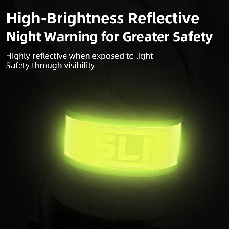 ESLNF Rotating Buckle Reflective Armband, Adjustable Night Visibility Safety Strap for Running Cycling Hiking, Outdoor Sports Wa image 4