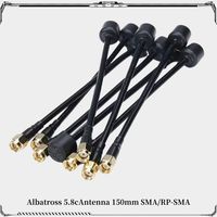 iFlight Albatross 5.8G 15CM SMA RP-SMA FPV Antenna 3Dbi 5000-6000MHz 150mm RHCP LHCP Long Space Line Antenna for FPV Drone Part