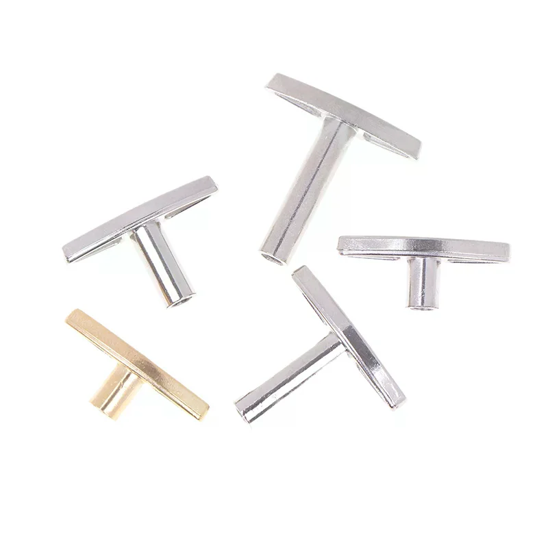 /PFU/Box Music Box DIY Tools Accessories Round Chassis Key Rotating Handle Keys Music