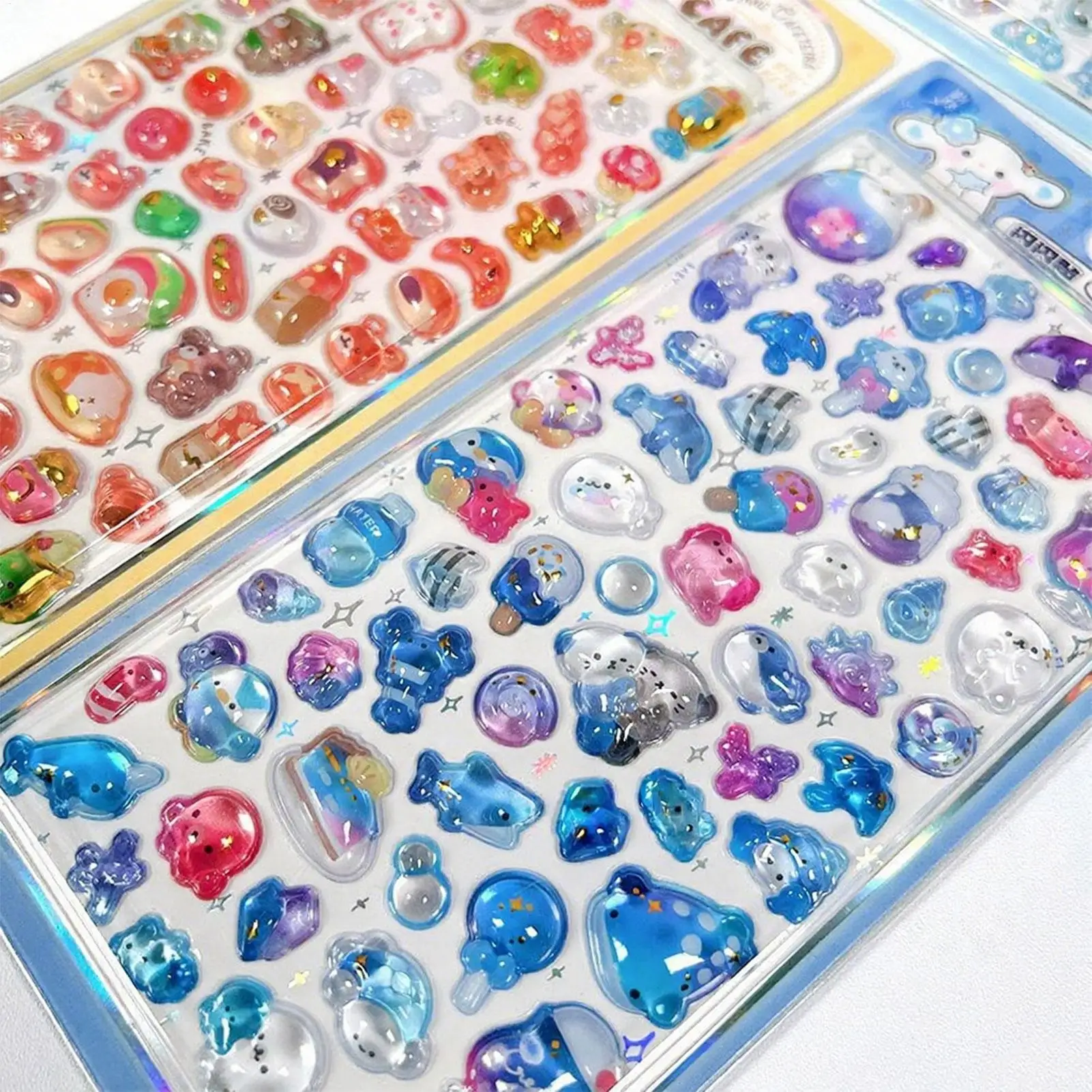 ملصقات لطيفة صغيرة PVC ثلاثية الأبعاد تنقش ملصق مائي الزخرفية للحرف اليدوية لأكواب المياه أجهزة الكمبيوتر المحمولة القيثارات حقائب الأمتعة دفتر #3