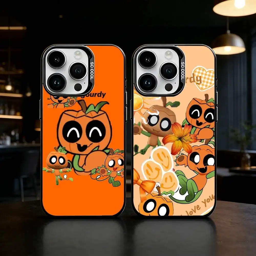 

Funny C-Cute Cat Phone Case Color Silver Shell For IPhone 17 16 15 14 13 12 11 Pro Max Plus