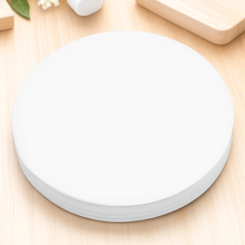 

500pcs Leak-Proof Cup Paper Pads Premium Wood Pulp Heat Resistant Spill Proof Films For Coffee Milk Tea Beverage Cups