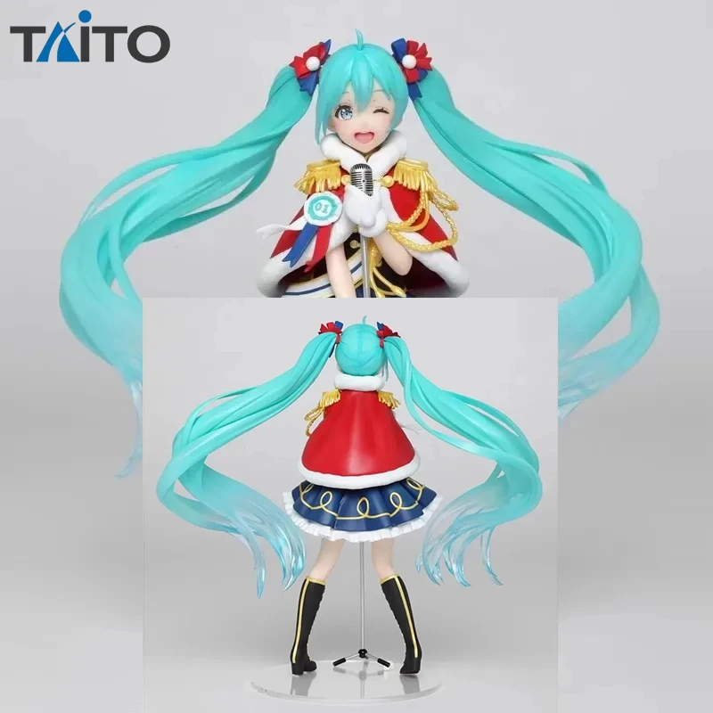 

Оригинальный в наличии Хацунэ Мику, зимний живой ПВХ, аниме, модель персонажа, украшение для рабочего стола, коллекция игрушек, подарки на день рождения