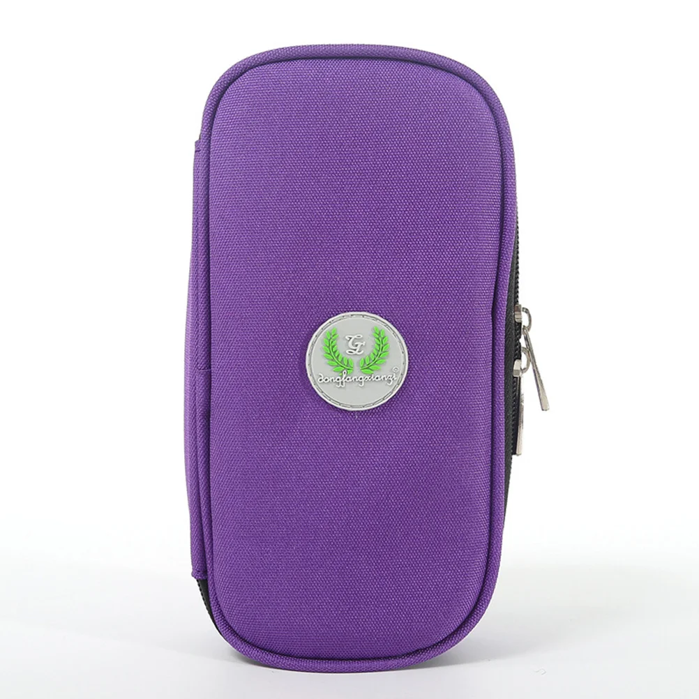 

Cooler Insulin Pack Storage Bag Container Purple Medical Travel Case