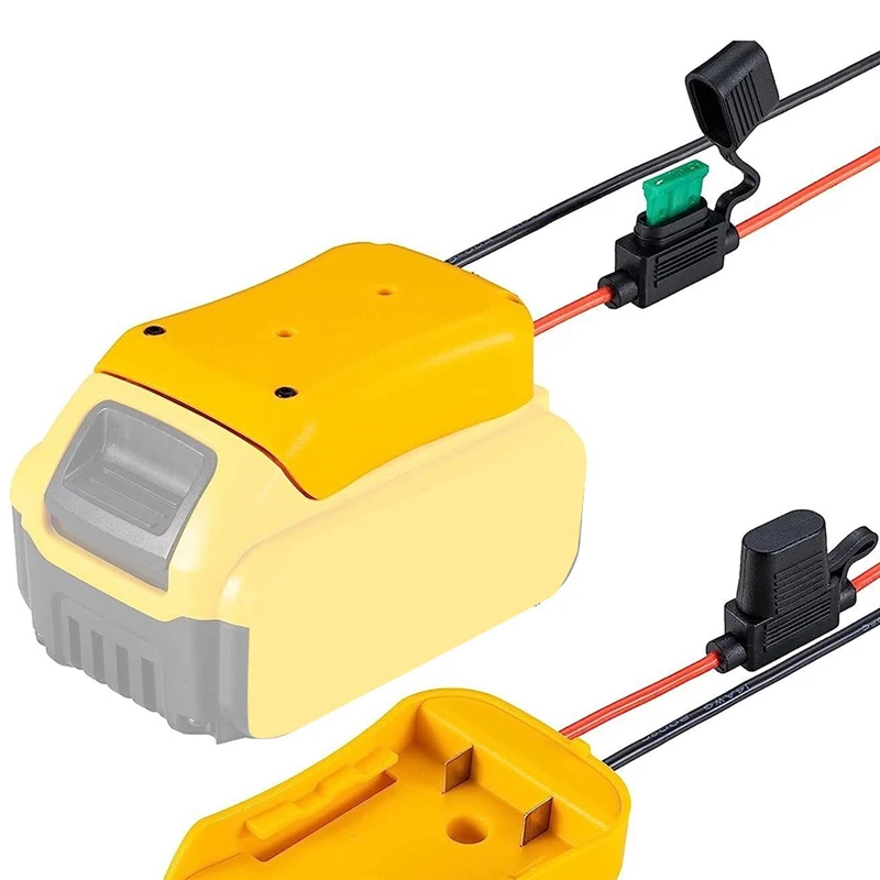 Adapter For Dewalt 20V Li-Ion Battery Dock Holder Power Connector Power Wheels Battery Converter