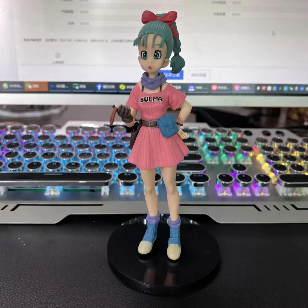 15cm Dragon Ball Figures Childhood Bulma Action Figurine Pvc Statue Model Doll Collectible Room Decoration Gifts view 6