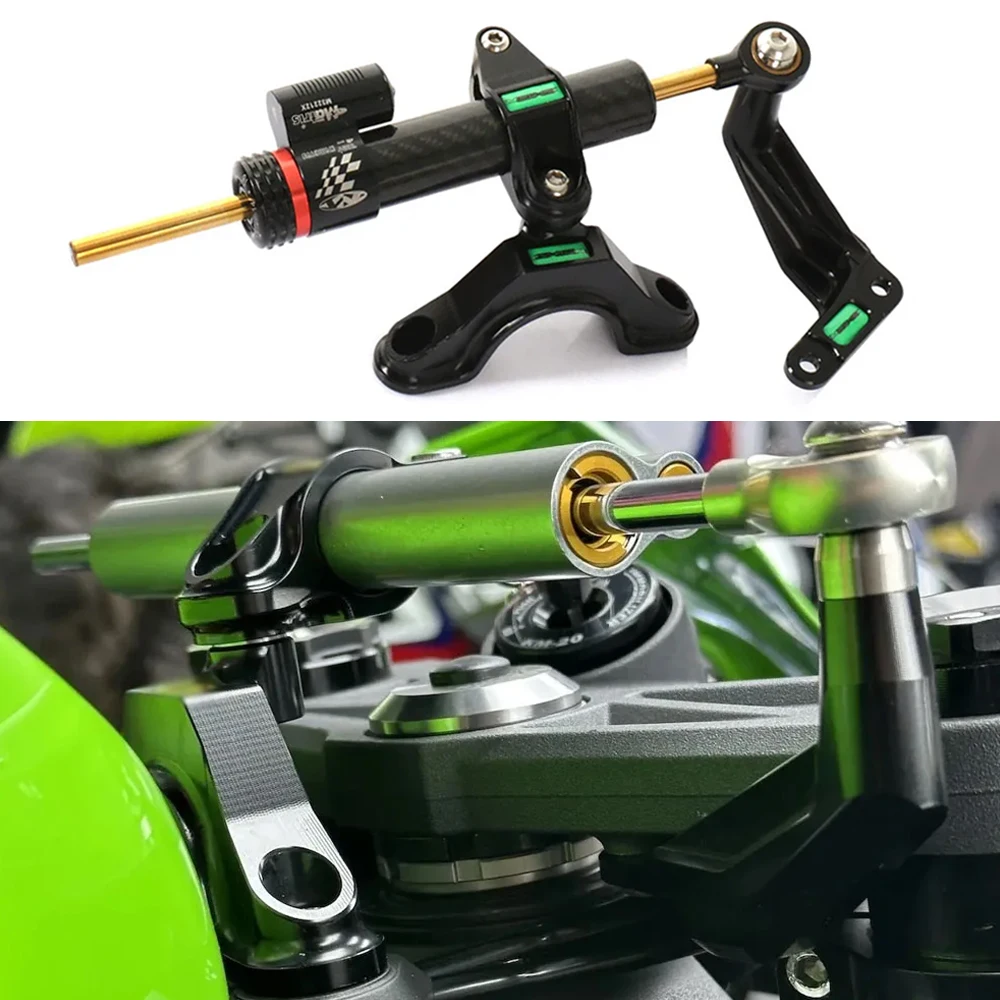 

New Motorcycle Accessories Steering Damper Kit For Kawasaki Ninja ZX6R zx6 r ZX-6R ZX 6R 2024 Stabilizer Damper Bracket