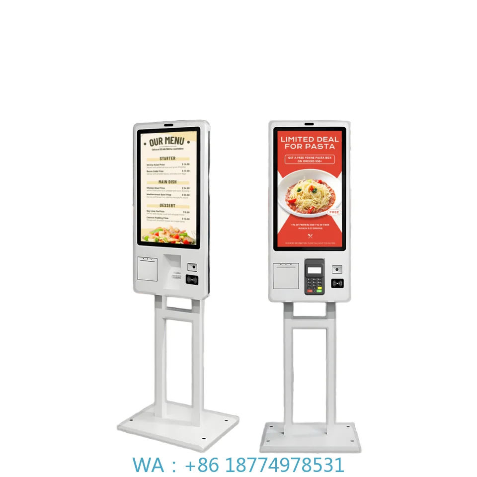 

OS Платежный киоск Индивидуальный самообслуживающийся заказ пищевого продукта P