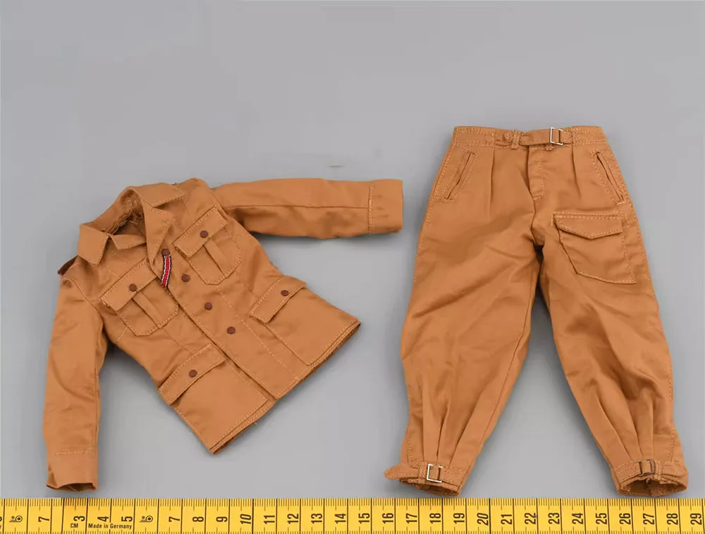 UJINDOU UD9016 Hotel Operation Toys Dress Coat Pant with Medals Waist Y Belt For 12" Action Figure DIY 1/6