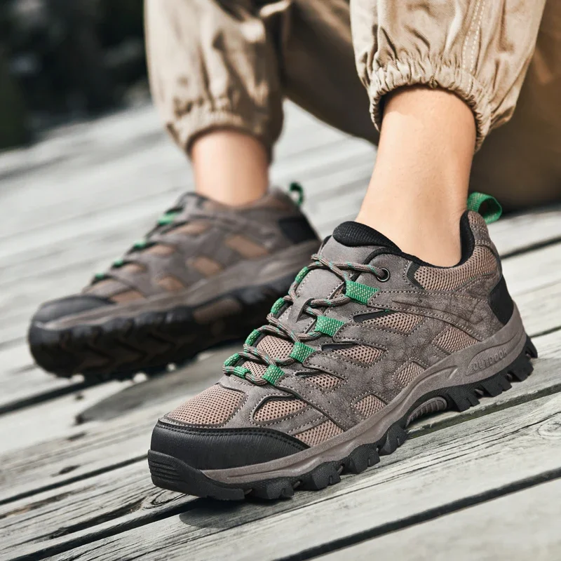 Nuove scarpe da trekking traspiranti in rete scarpe da ginnastica estive da uomo scarpe da passeggio antiscivolo all'aperto scarpe da uomo leggere scarpe Casual da uomo