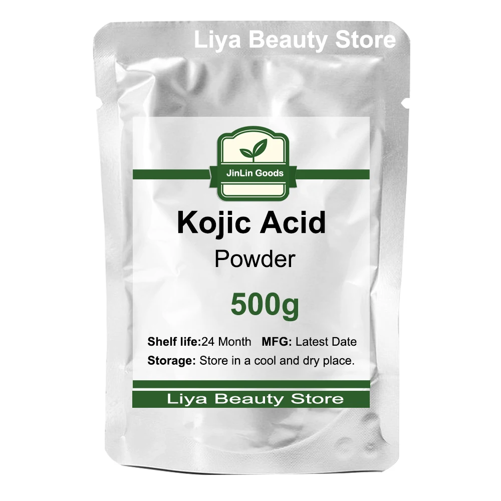 Factory Supply 99% Kojic Acid Powder Cosmetic Raw Material for Skin Whitening