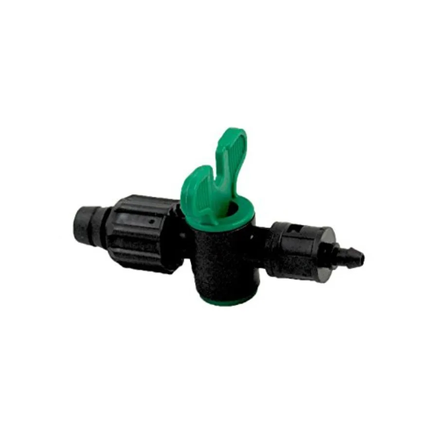 

Irrigation Drip Tape with Valve Fitting 1/4 inch Poly Tubing 250BV-06-LS 50 Pieces Light Green