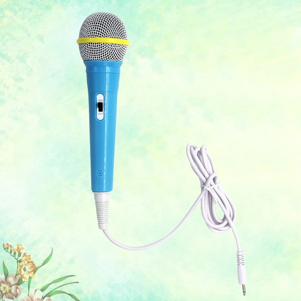 1Pcs Children Educational Machine Microphone Intelligent Robot PVC Musical Instrument for Kids Early Learning Electronic Musical