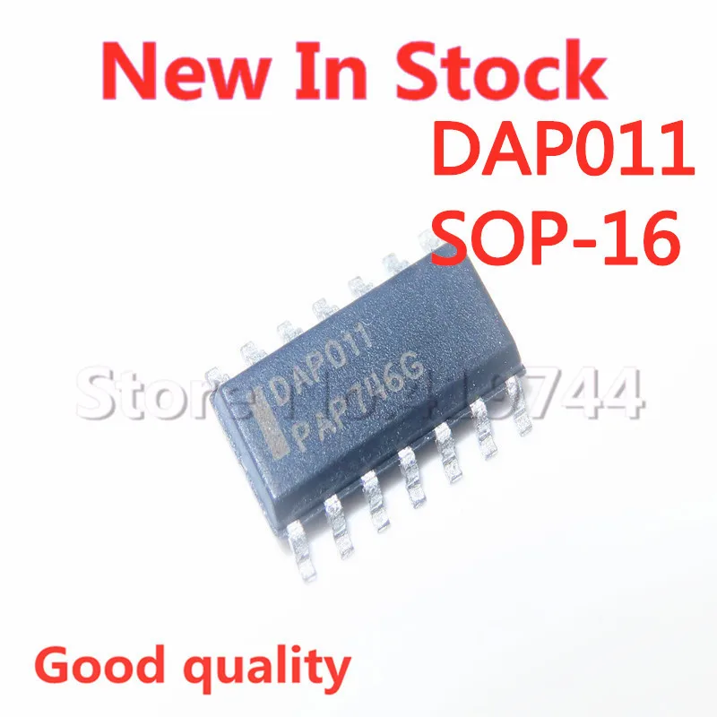 5 قطعة/الوحدة DAP011 DAP011DR2G DAP011G SOP-16 LCD إدارة الطاقة رقاقة في الأوراق المالية جديد الأصلي IC