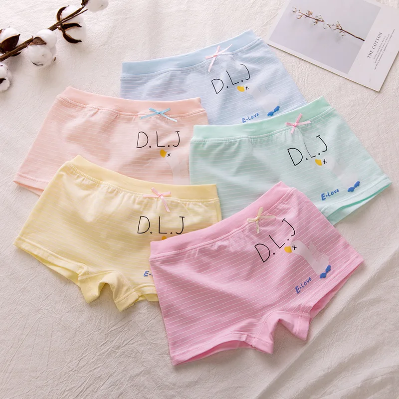 Promotion new children high quality girl boxer panties kids cartoon 95% cotton 1pc/lot baby clothes spring autumn students pant