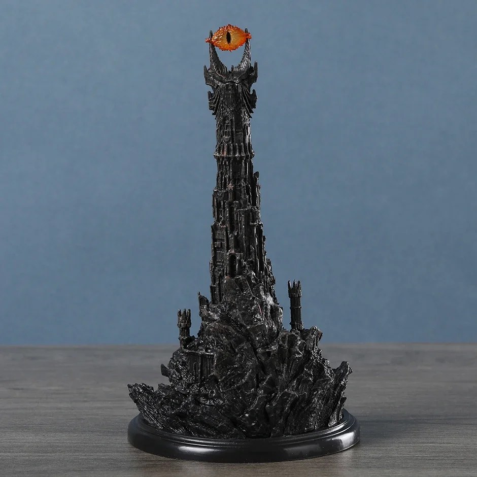 Sauron Barad-dur Dark Tower Figure Collectible Model Toy Desktop Doll