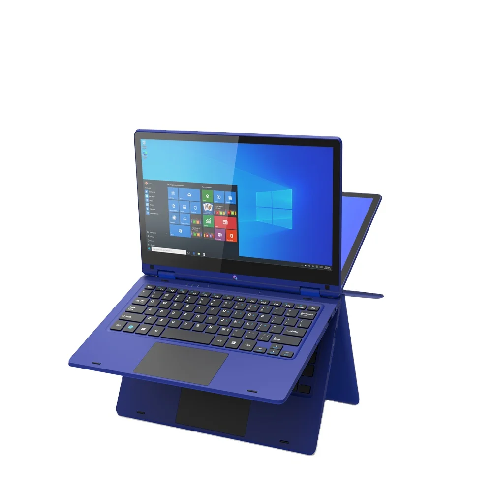 Win 10 11.6 Inch Laptop Low Price Hot Selling Gemini Lake N4000/N4100/ Yoga Style Touch Screen Notebook Computer