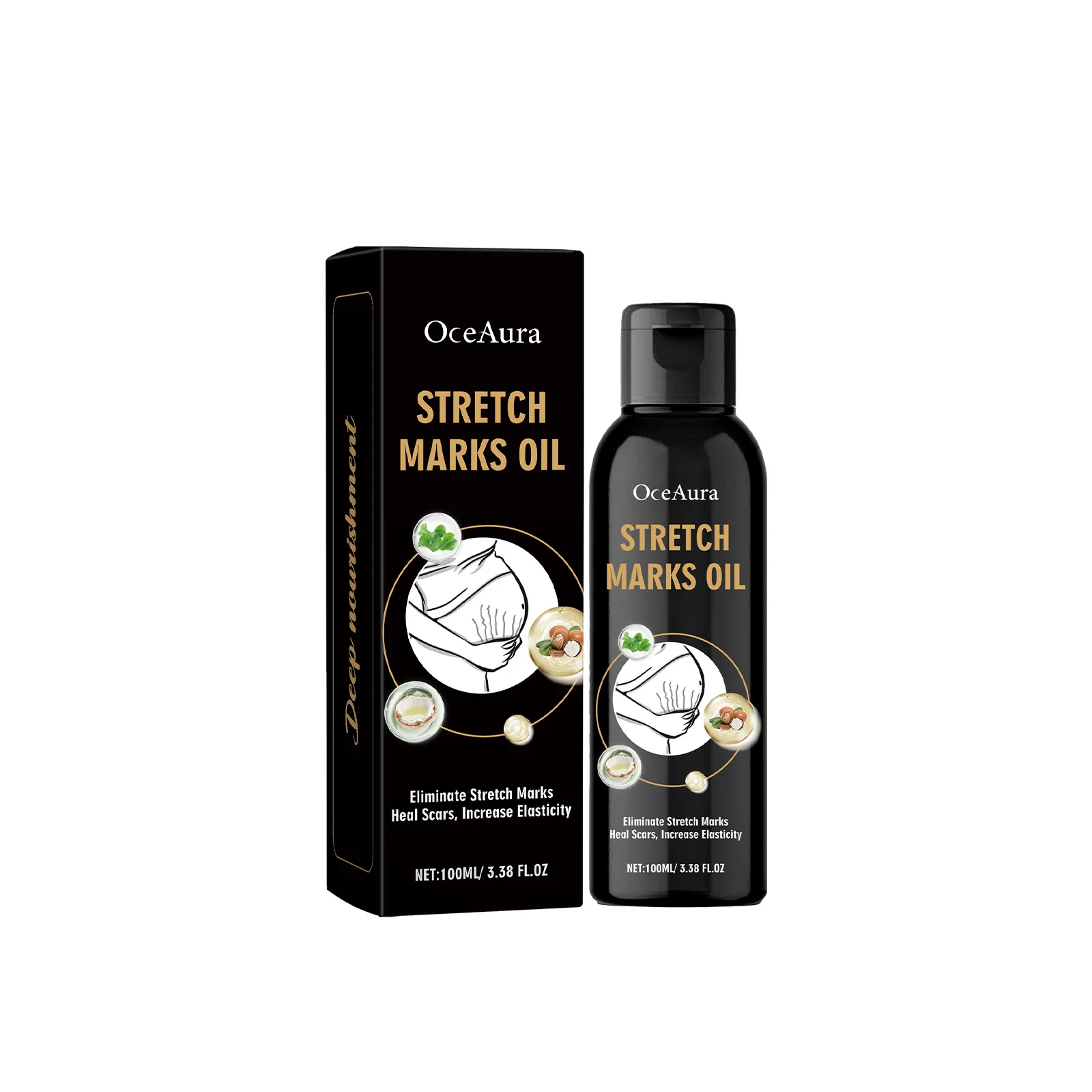 

OceAura Skin Care Oil Moisturizes Skin Care And Moisturizes And Enhances Skin Elasticity Care Oil 1pcs
