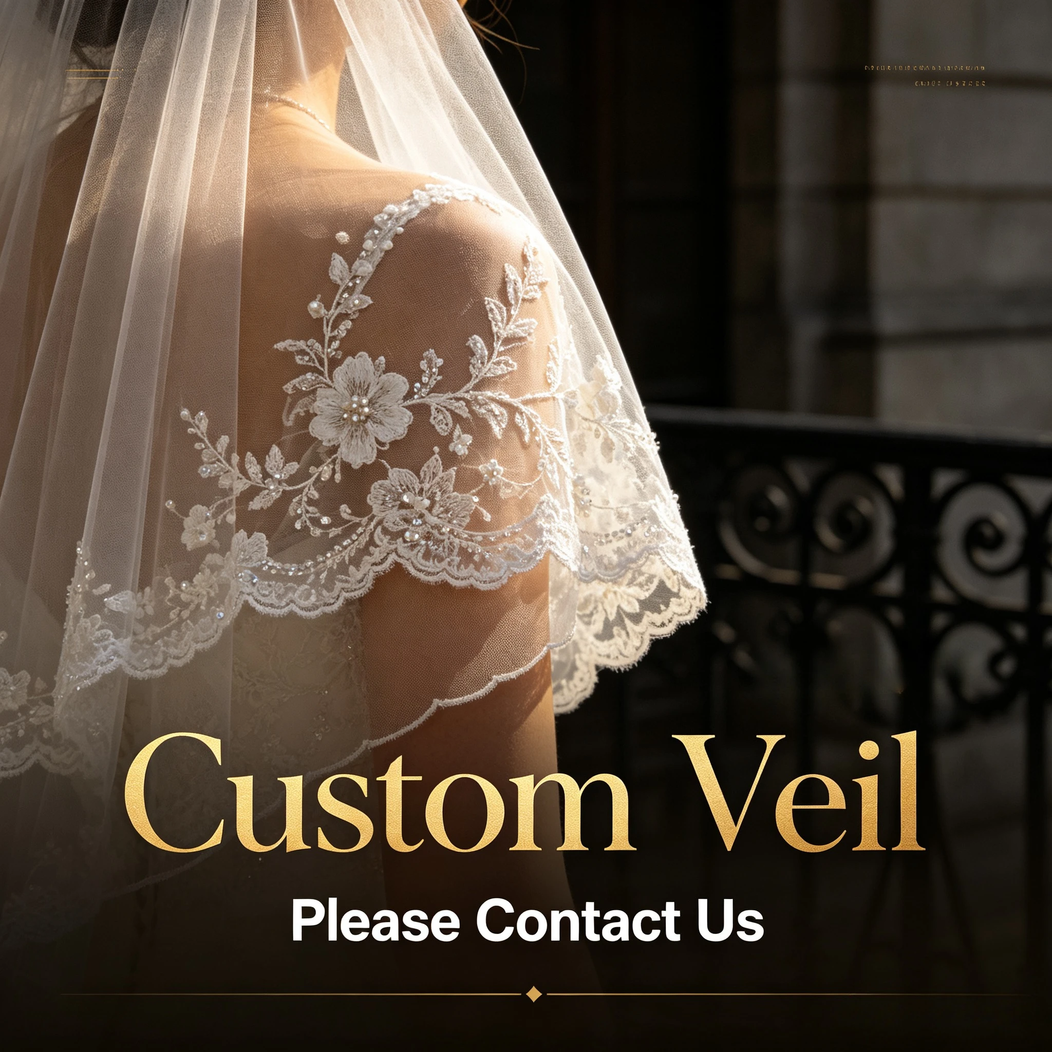 Wedding Dress Accesories Handmade Custom Wedding Bridal Veil Please Contact Us ！！！