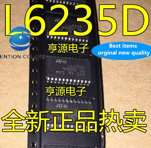 5pcs 100% orginal new  L6235 L6235D SOP24