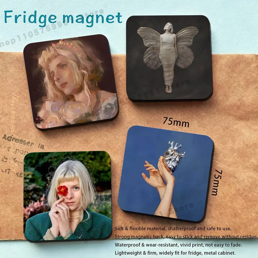 All My Demons Greeting Me As A Friend Refrigerator Magnets the Perfect Choice for Home Create Warm Cozy Home Decor Gifts