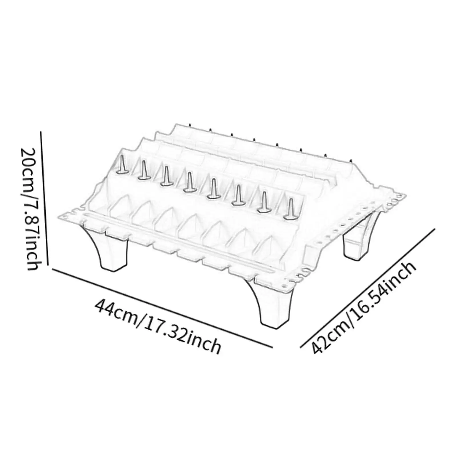 Engine Maintenance Spare Parts Storage Stand XC1569 Accessories Sturdy Professional Valves Tool Organizer Camshafts Organizer
