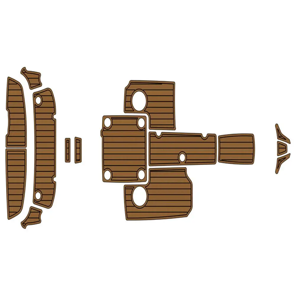 

for 2012-2018 Yamaha SX190 Swim Platform Cockpit Boat EVA Faux Teak Deck Floor Pad Backing Adhesive SeaDek Gatorstep Style Floor