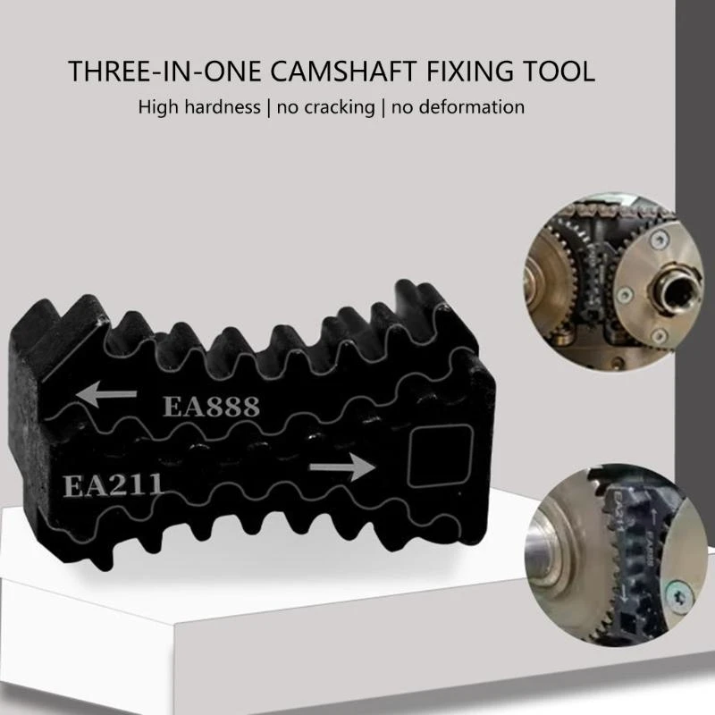 H3CE Multiple Purpose Camshaft Alignment Instrument Heavy Gauges Steel Construction Timing System Stabilizers Tool for Vehicle